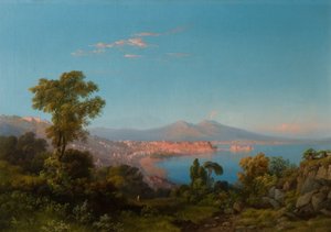 Napoli Körfezi manzarası